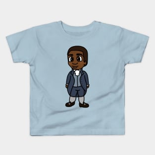 Chibi Crispus Attucks (Large Print) Kids T-Shirt